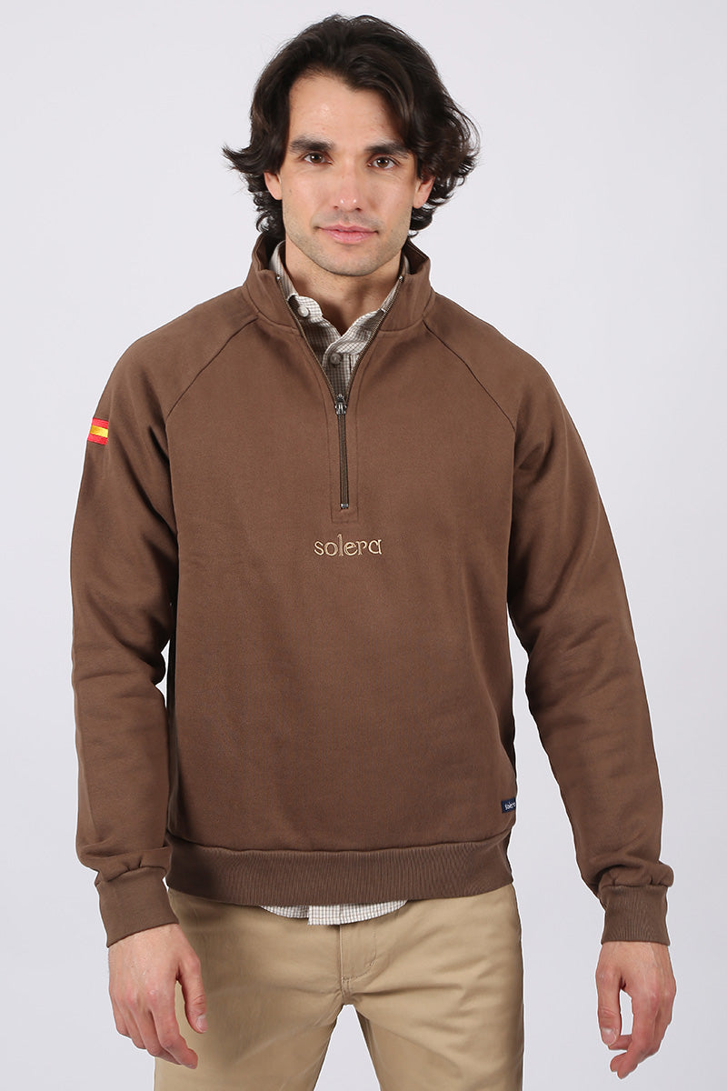 Sudadera España Marron