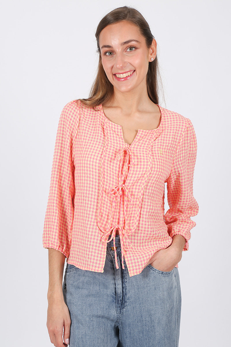 Blusa Cuadros
