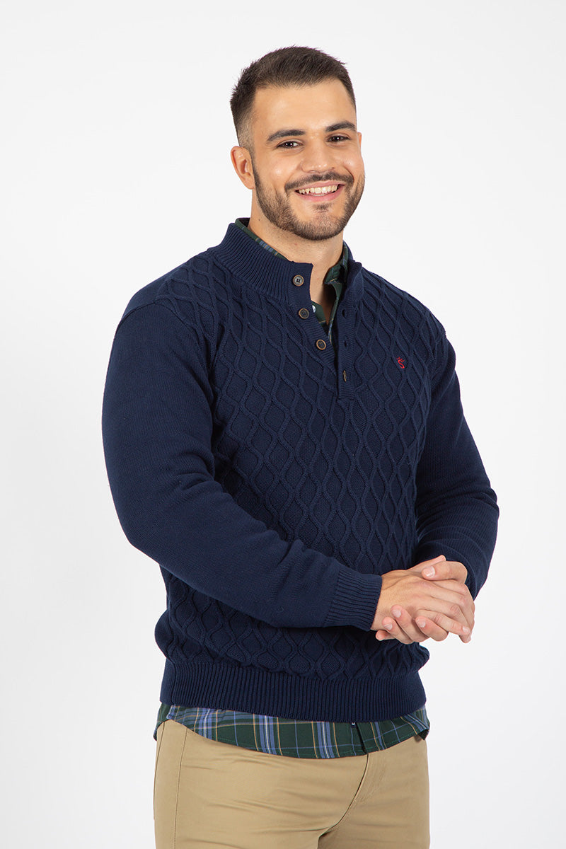 Navy Sweater