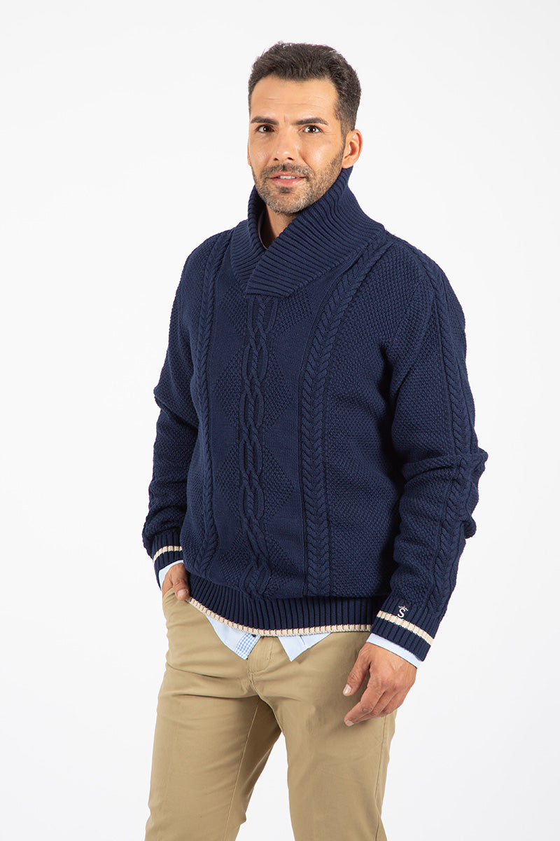 Jersey grueso Marino