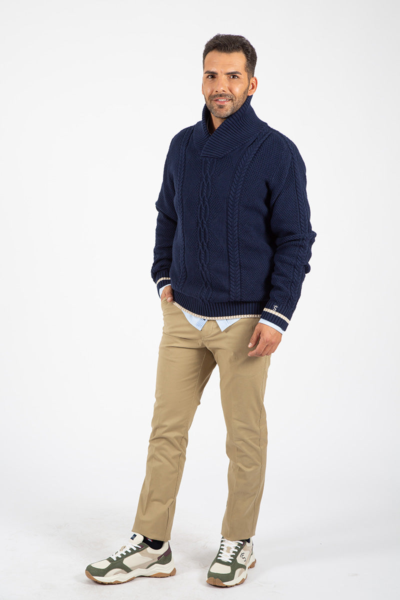 Jersey grueso Marino