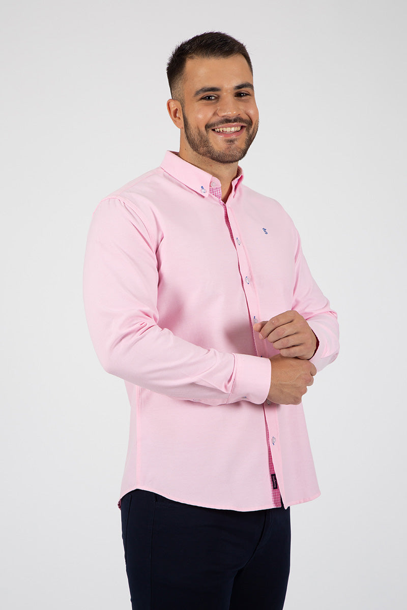 Camisa oxford Rosa