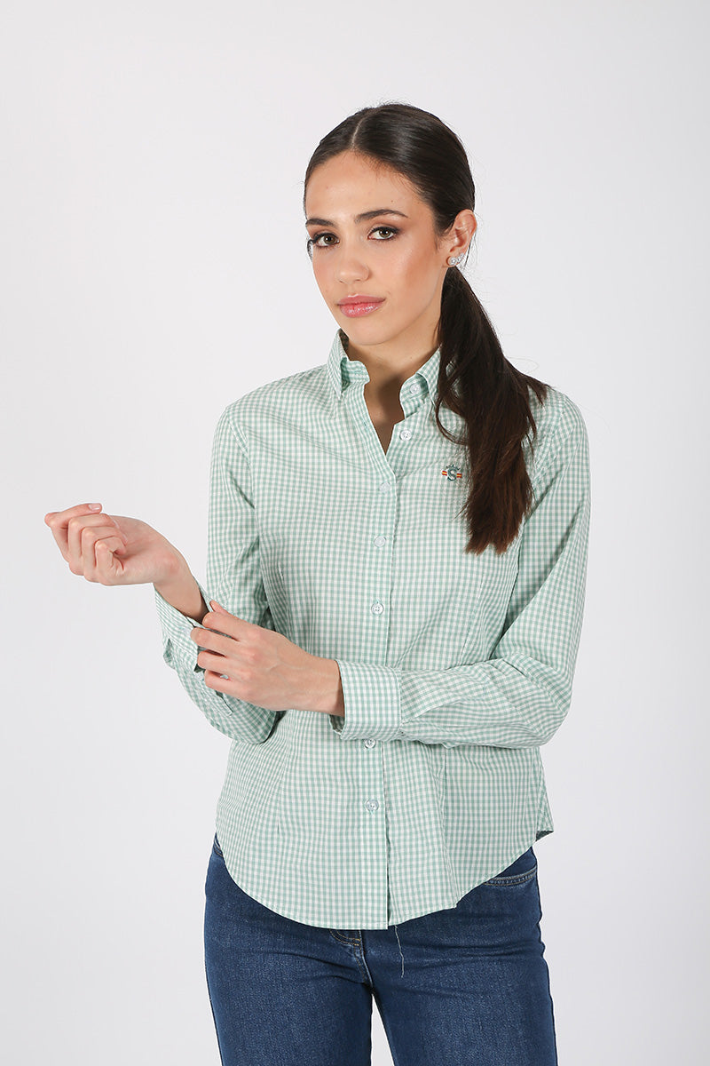 Green Plaid Shirt