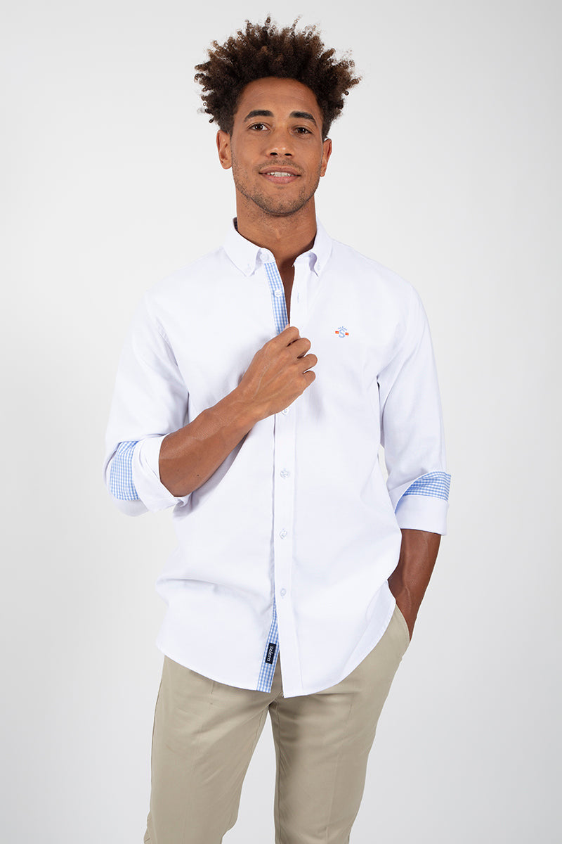 White Oxford shirt