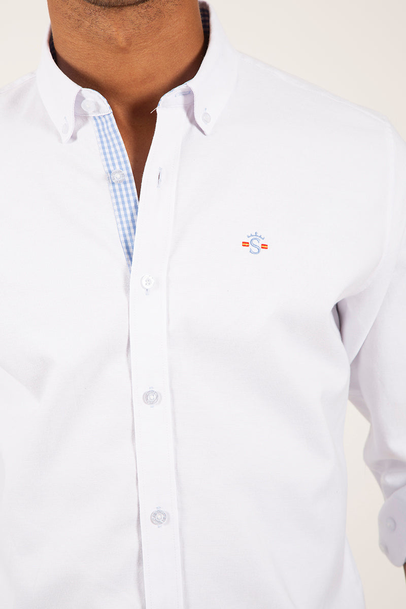 White Oxford shirt