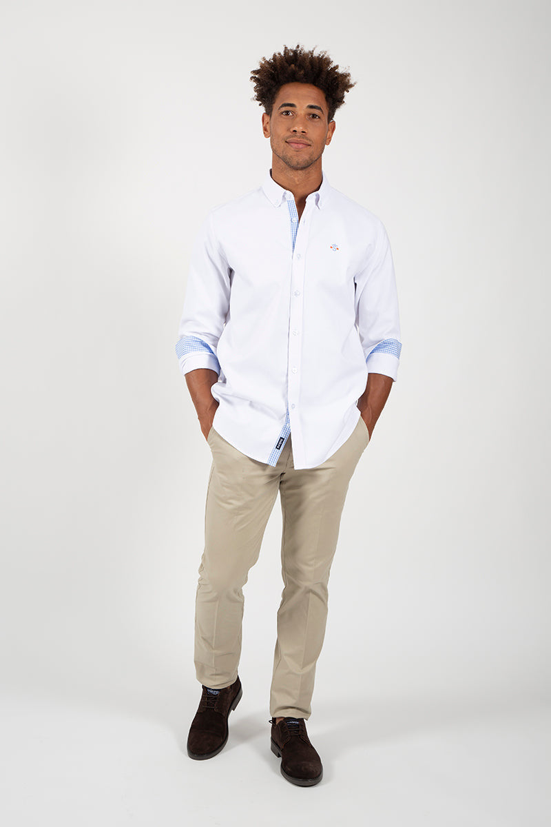 White Oxford shirt
