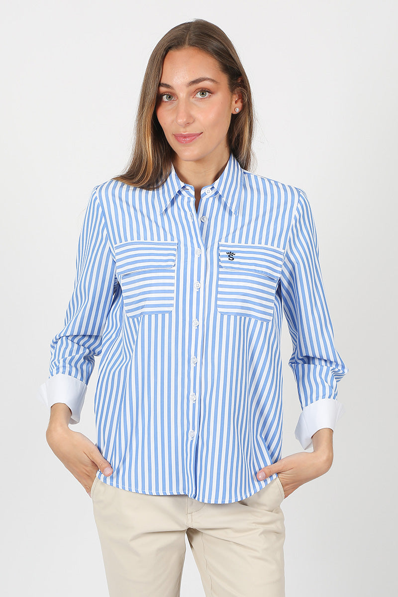 camisa Azul