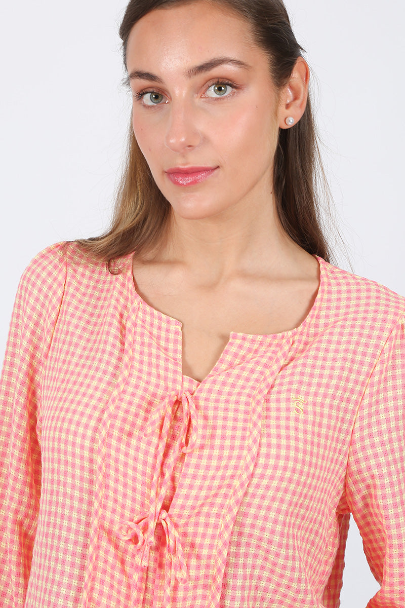 Blusa Cuadros