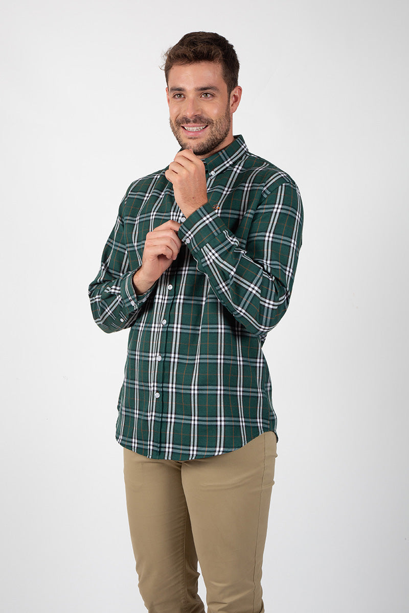 Camisa Verde Botella