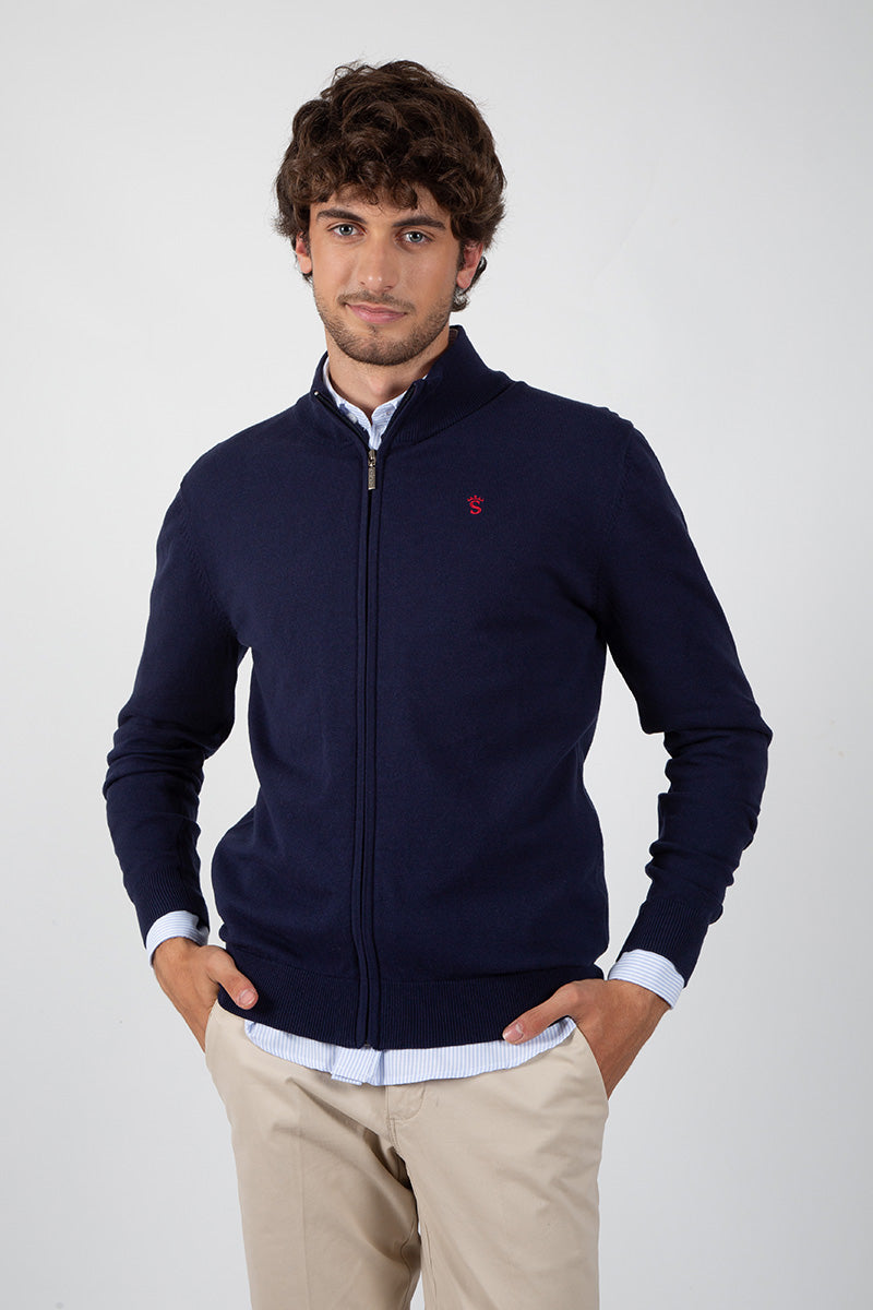Chaqueta Cremallera Marino