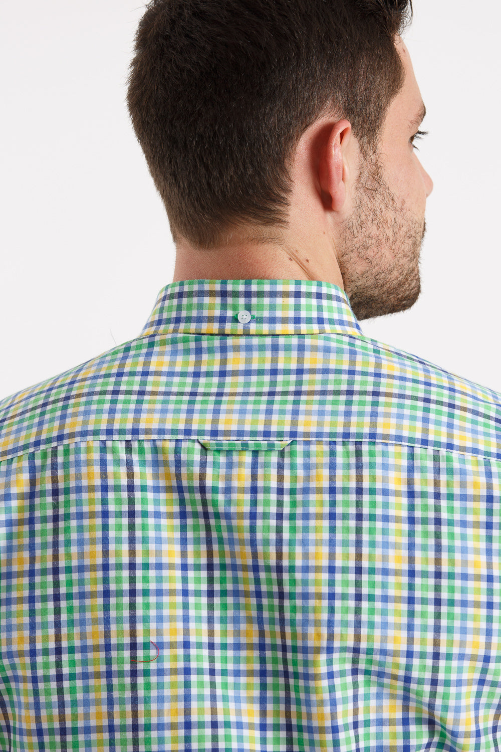 Camisa azul cuadro
