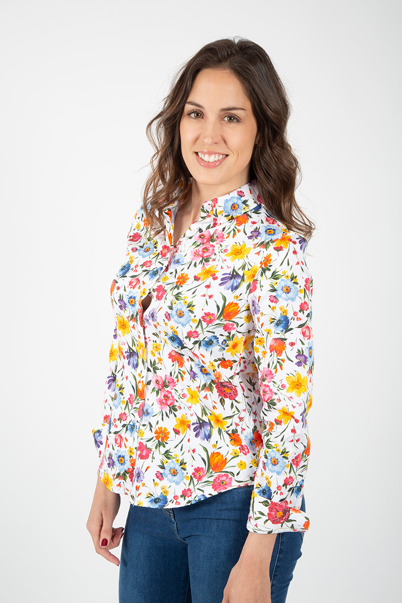 Floral print shirt