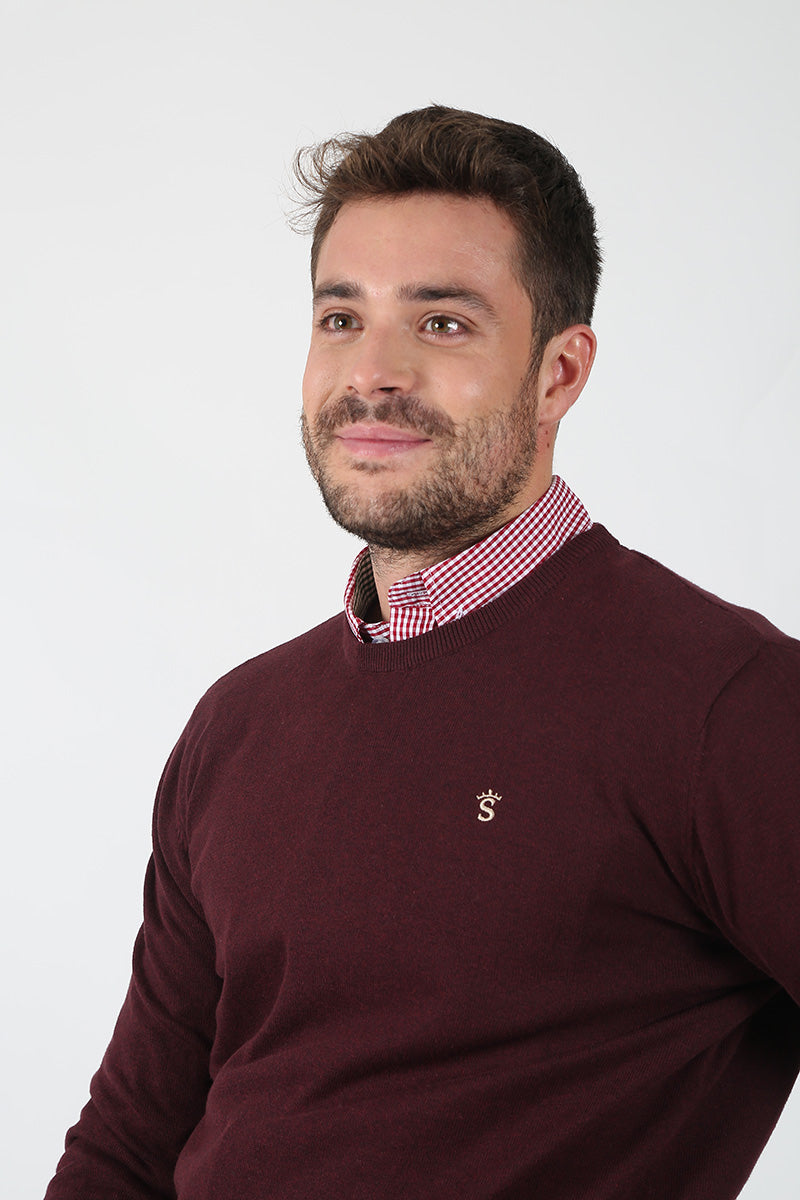 Garnet Round Neck Sweater