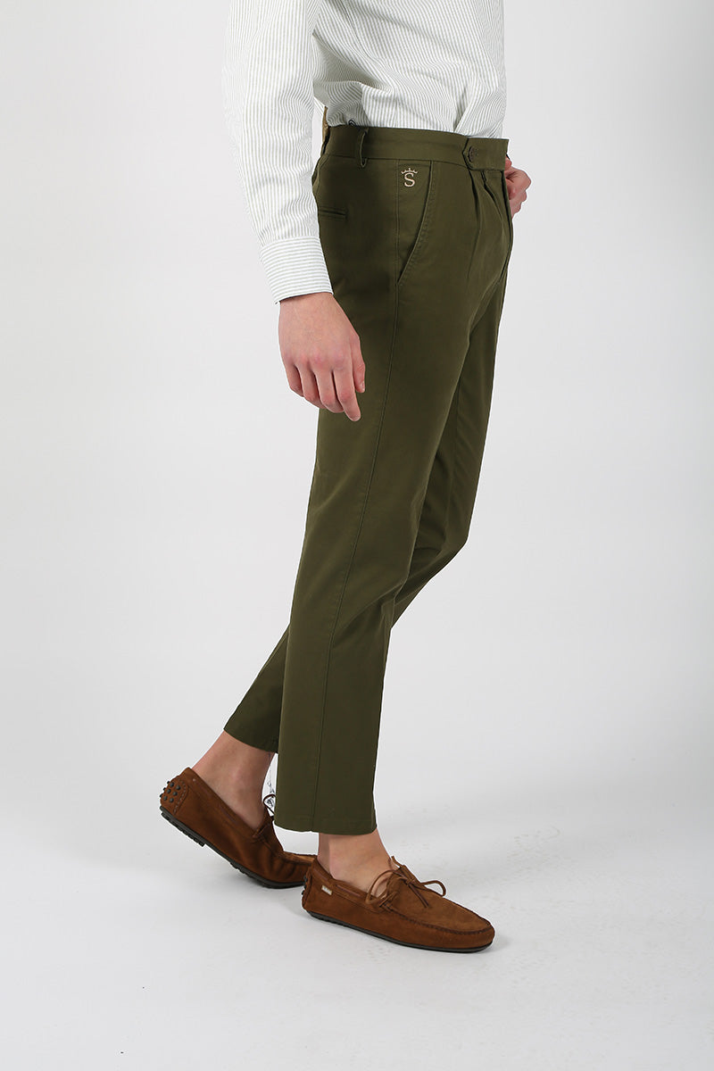 Pantalon trabilla Kaki