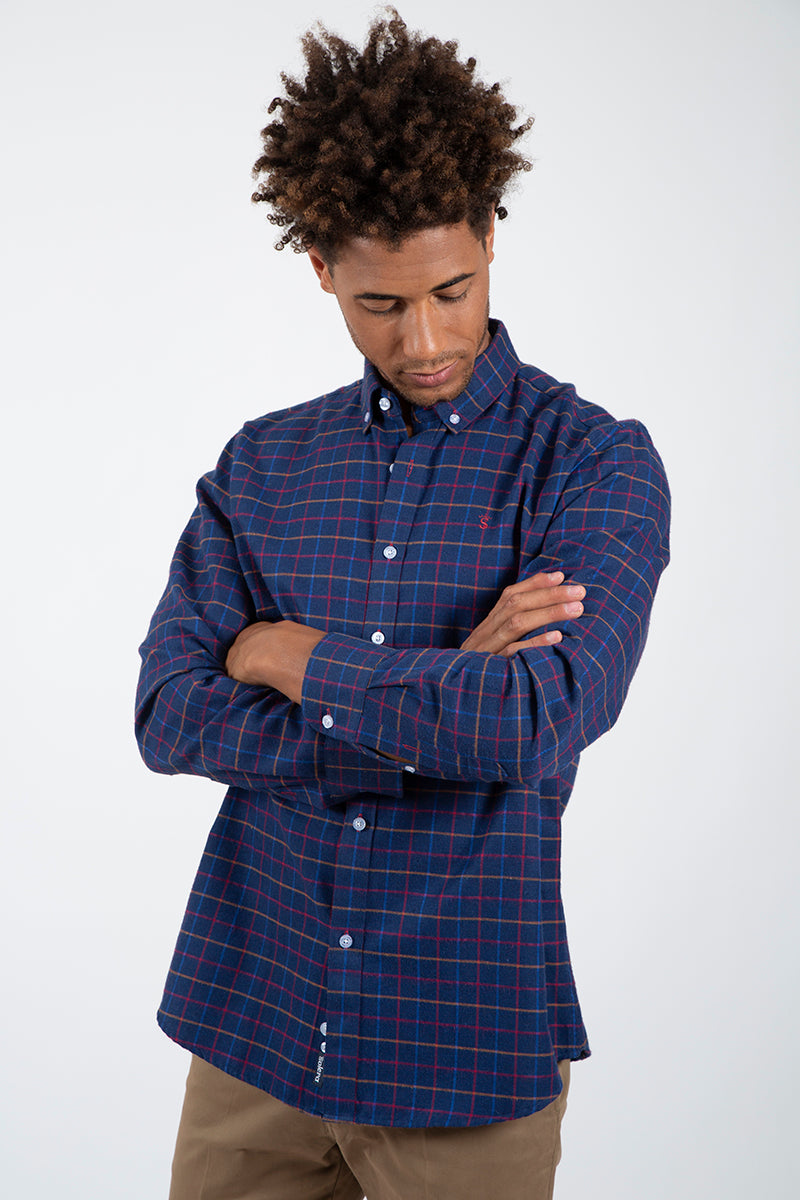 Camisa Multicolor marino