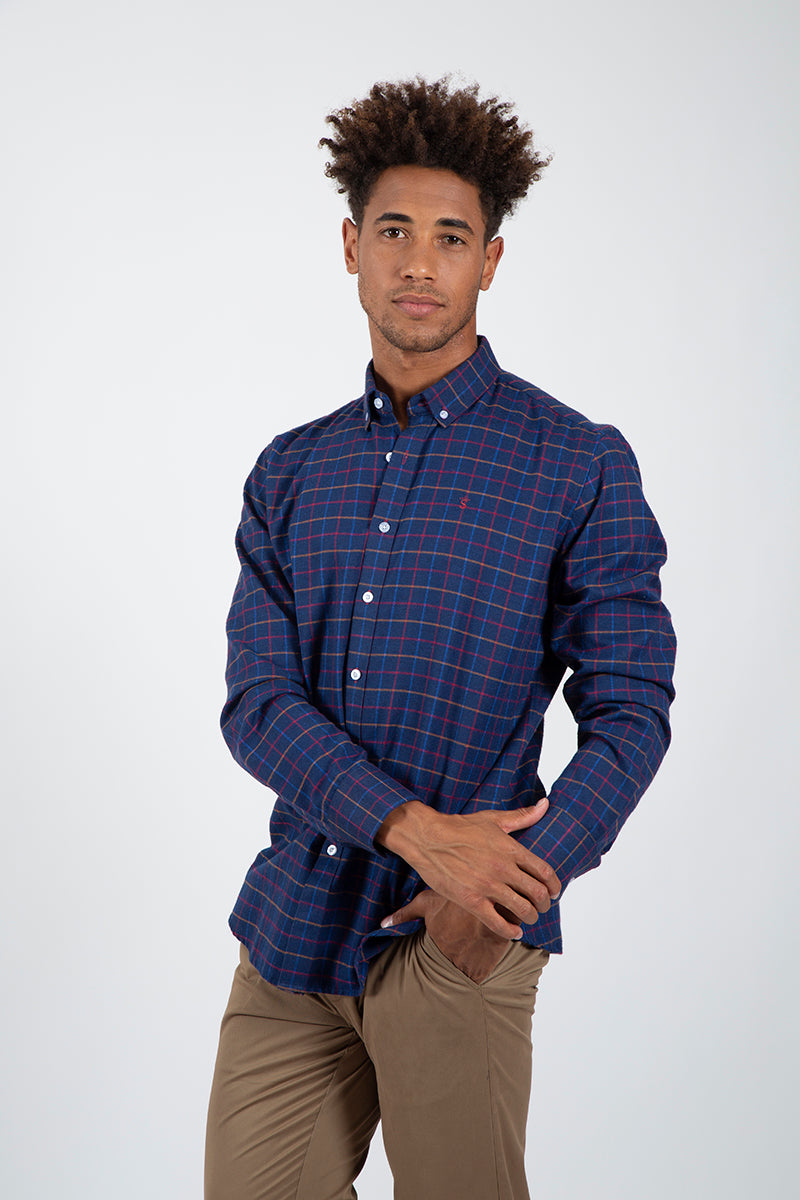 Camisa Multicolor marino