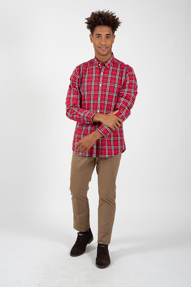 Camisa Rojo cuadros