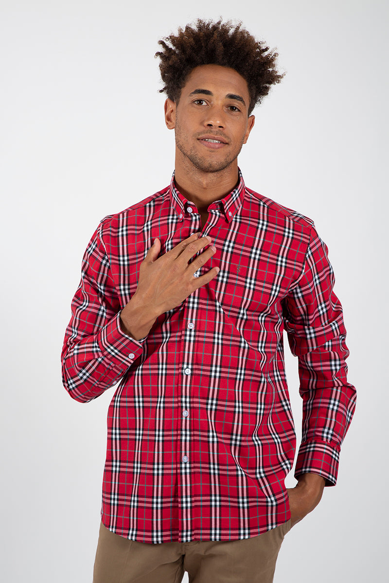 Camisa Rojo cuadros