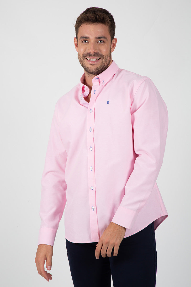 Camisa oxford Rosa