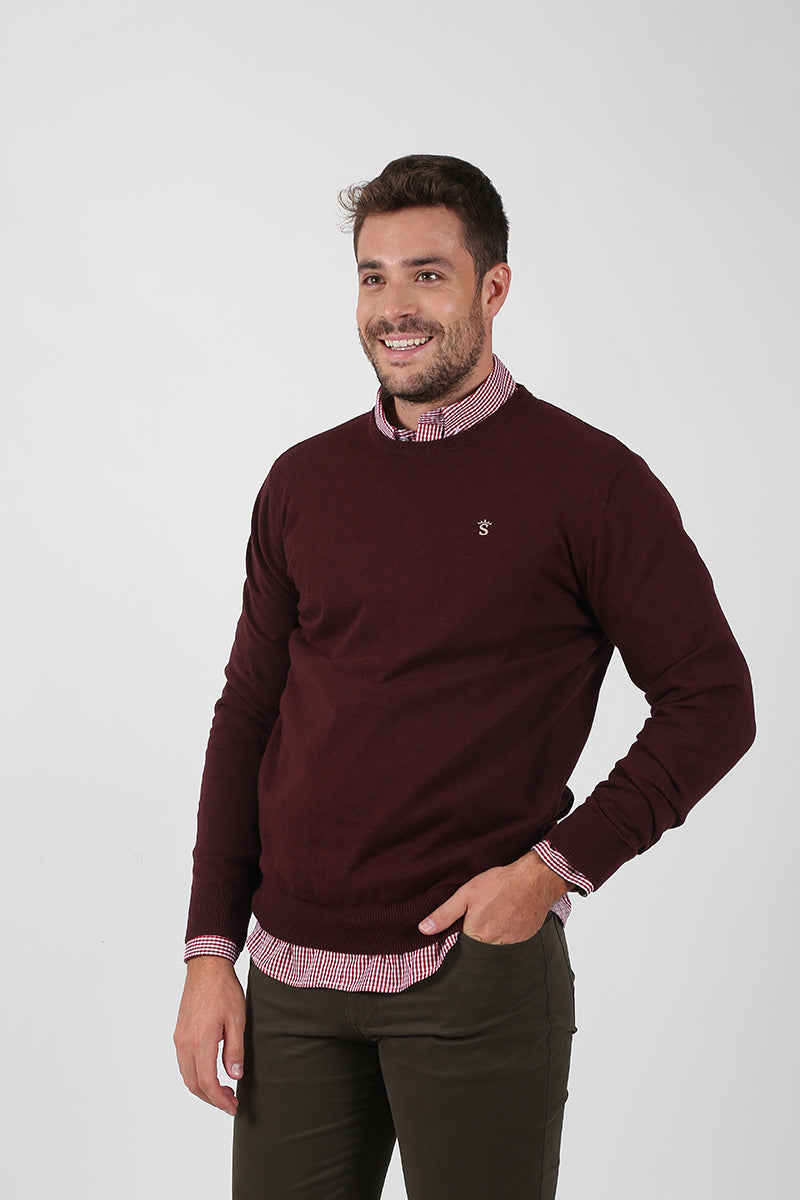 Garnet Round Neck Sweater