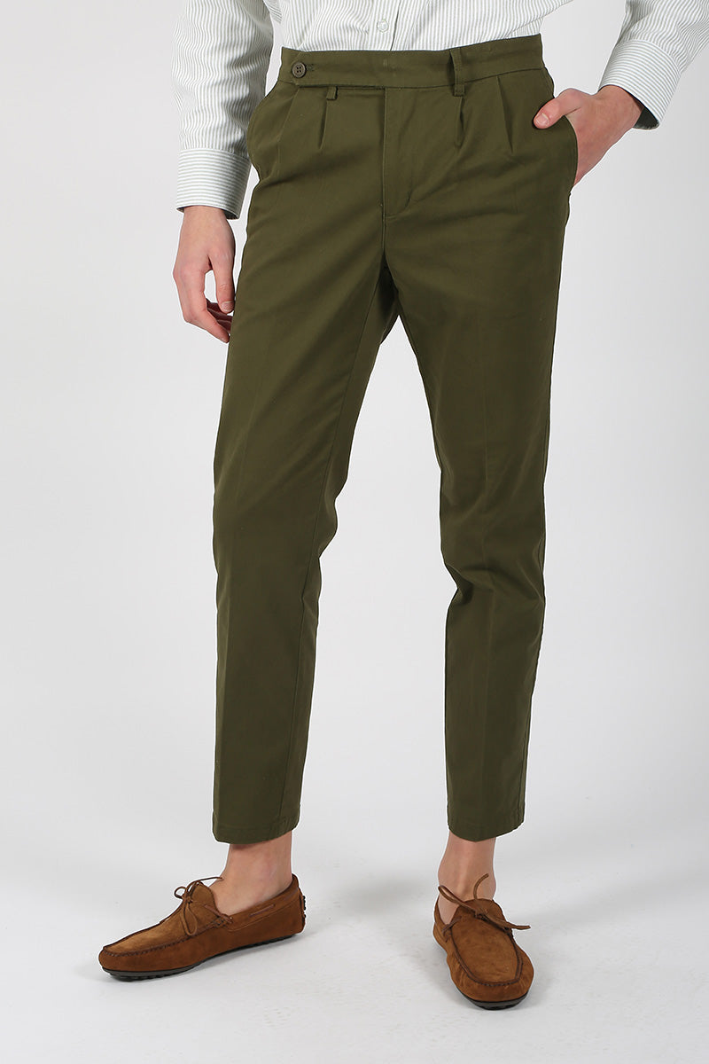 Pantalon trabilla Kaki