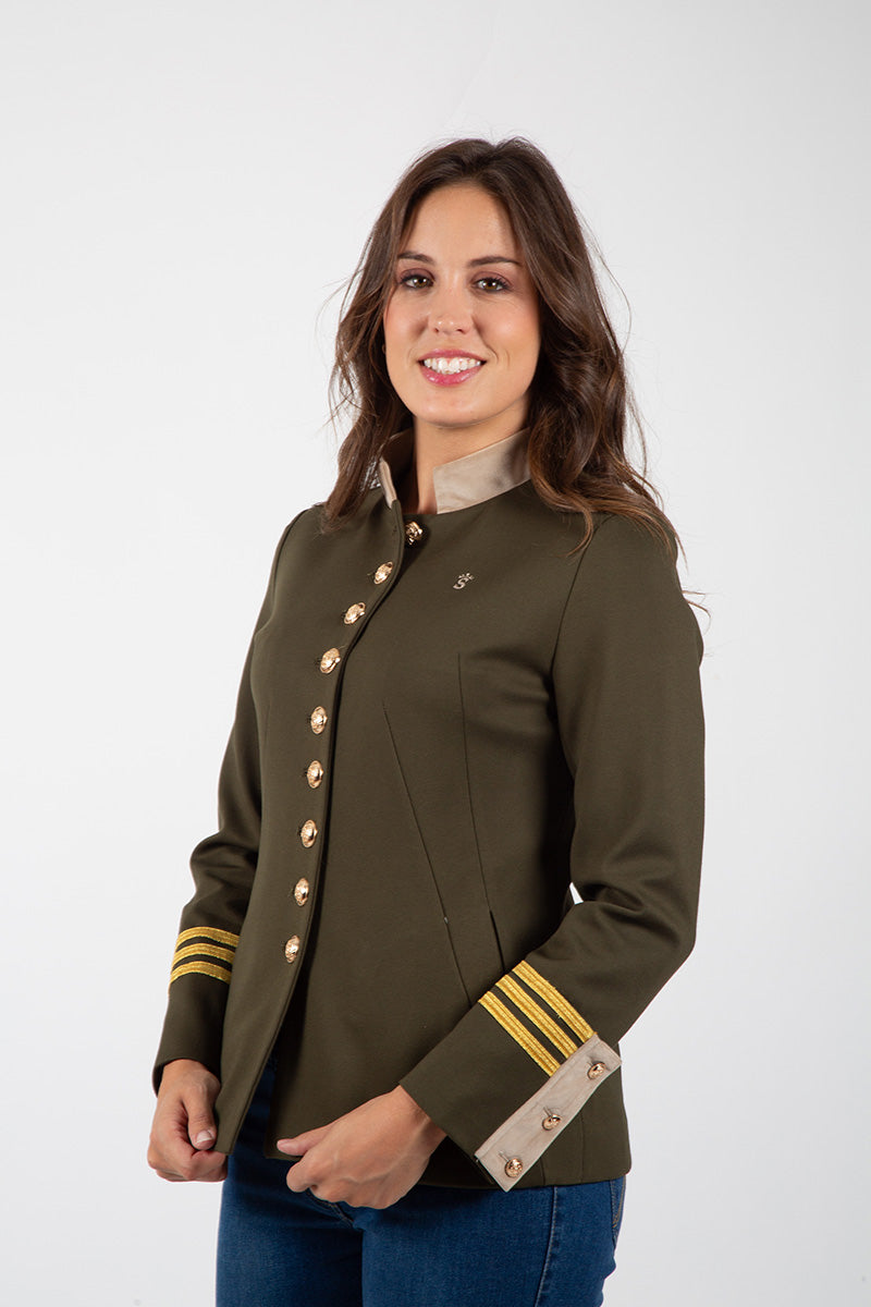 Khaki Military Jacket