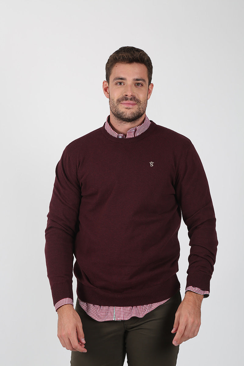 Garnet Round Neck Sweater