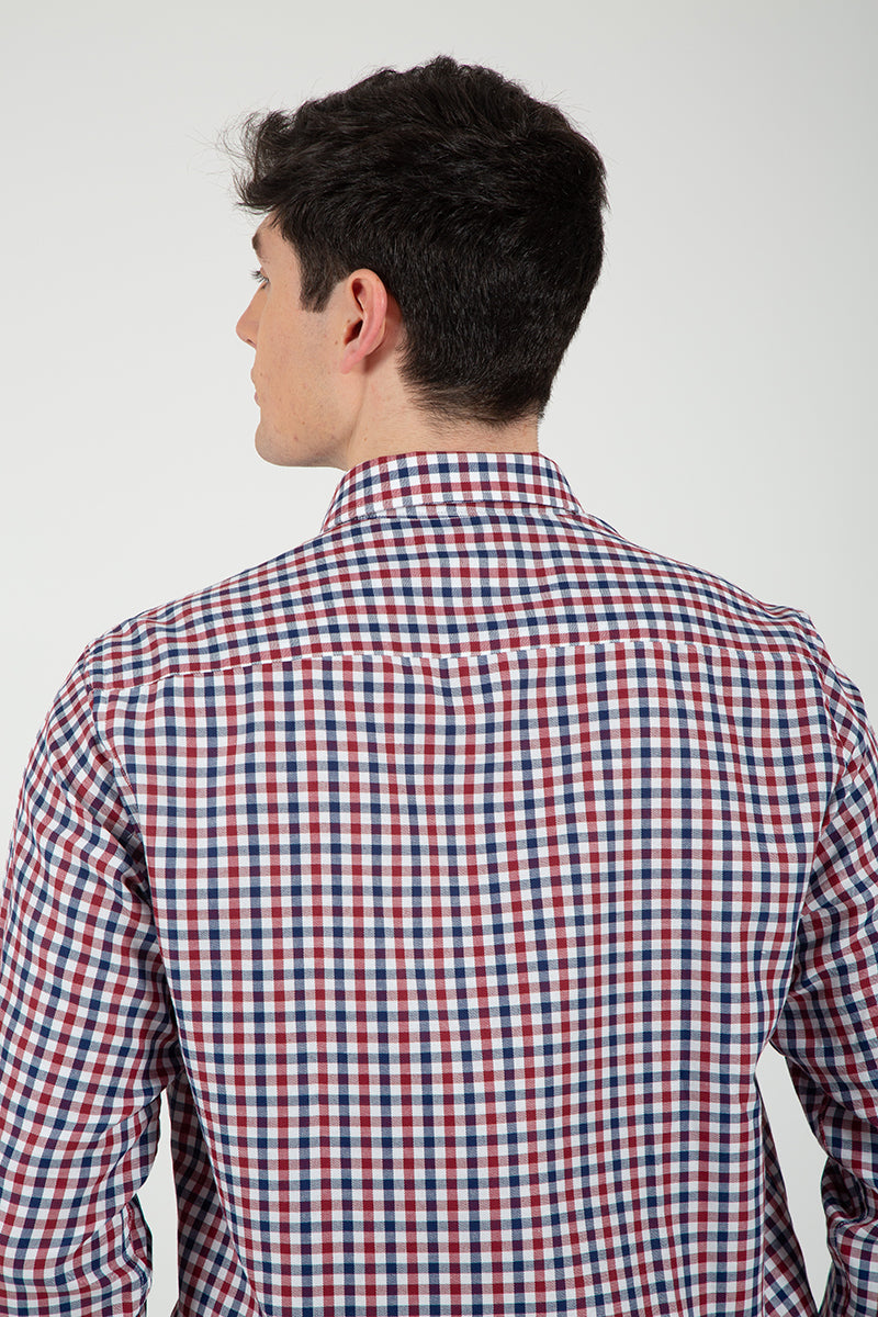 Camisa viyela cuadros