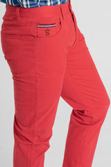 Pantalón 5 bolsillos rojo