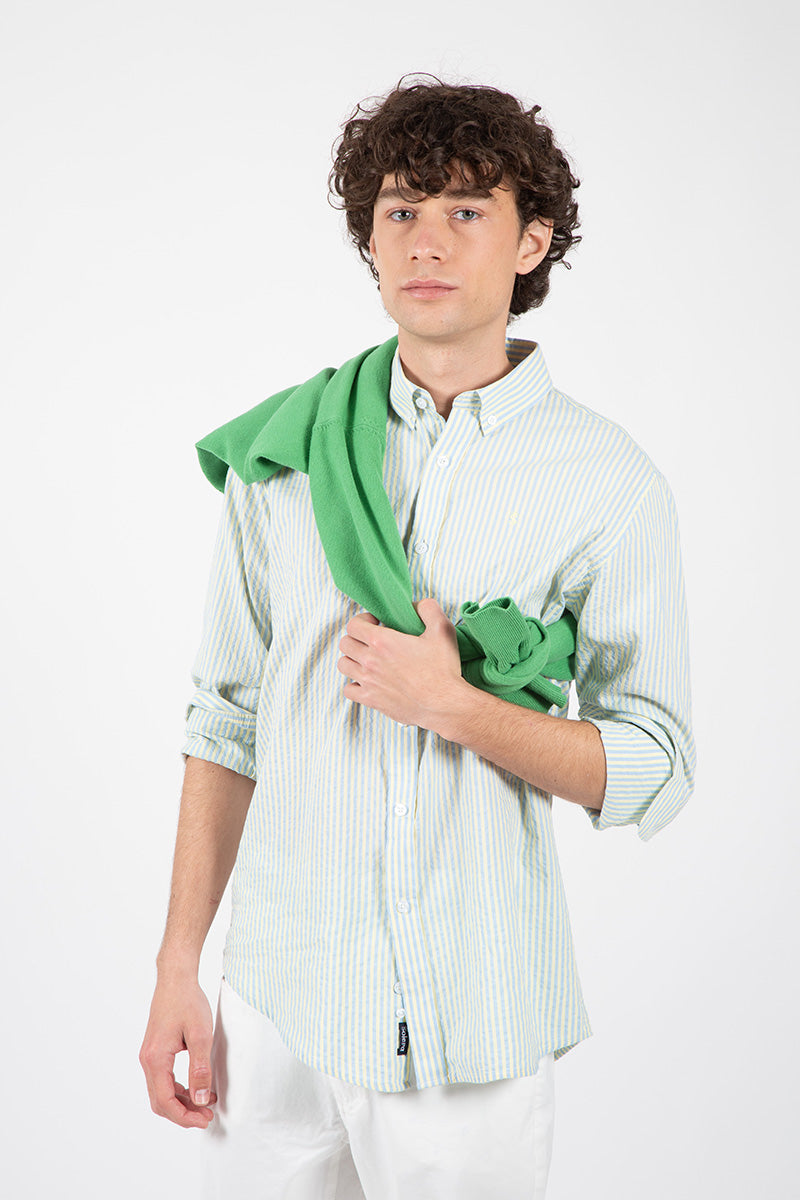 Camisa rayas amarilla