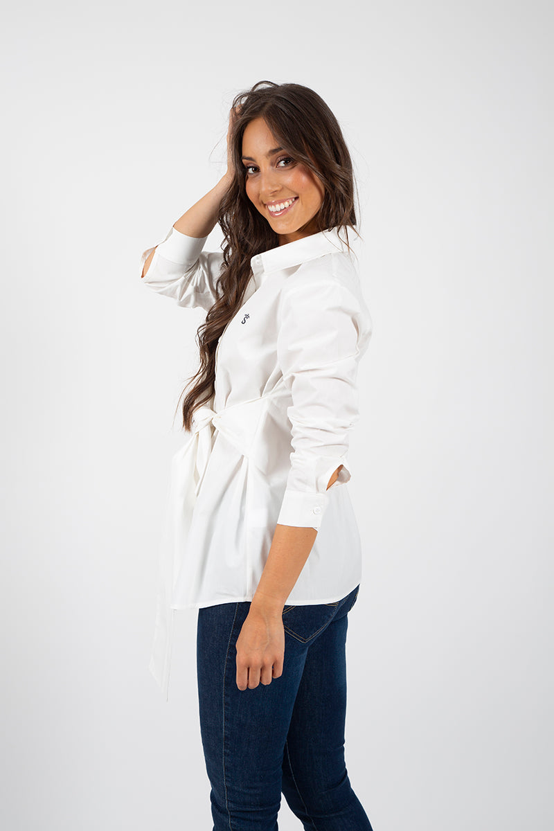 Blusa Blanco lazo