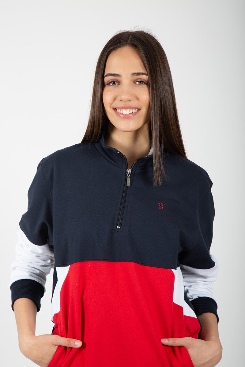 Navy sweatshirt