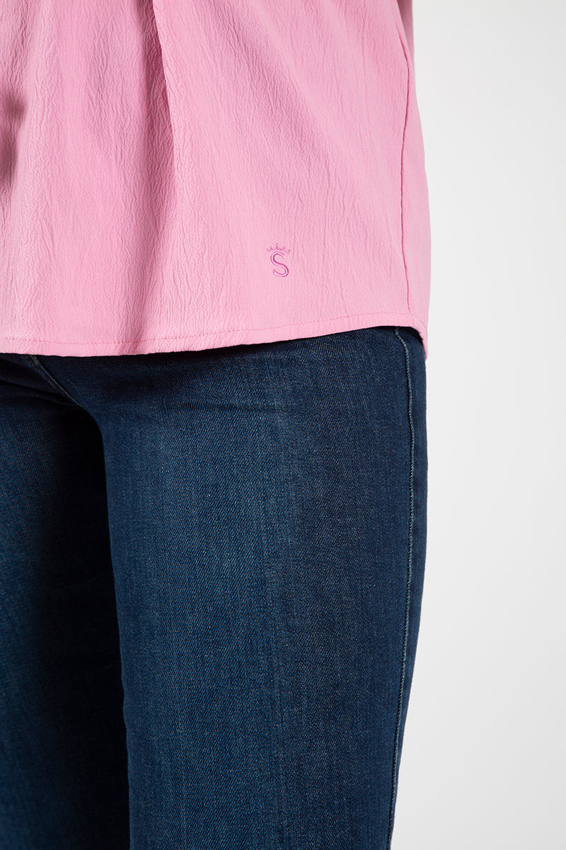 Pink blouse