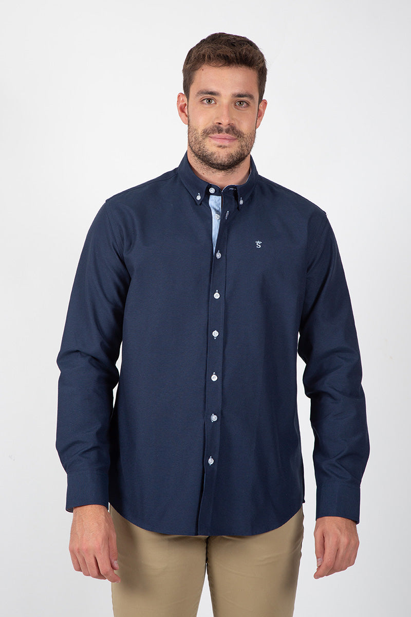 Navy Oxford Shirt