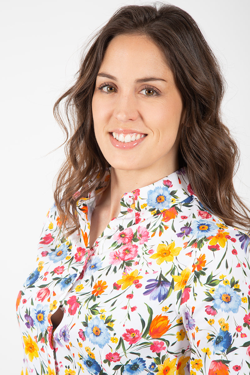 Floral print shirt