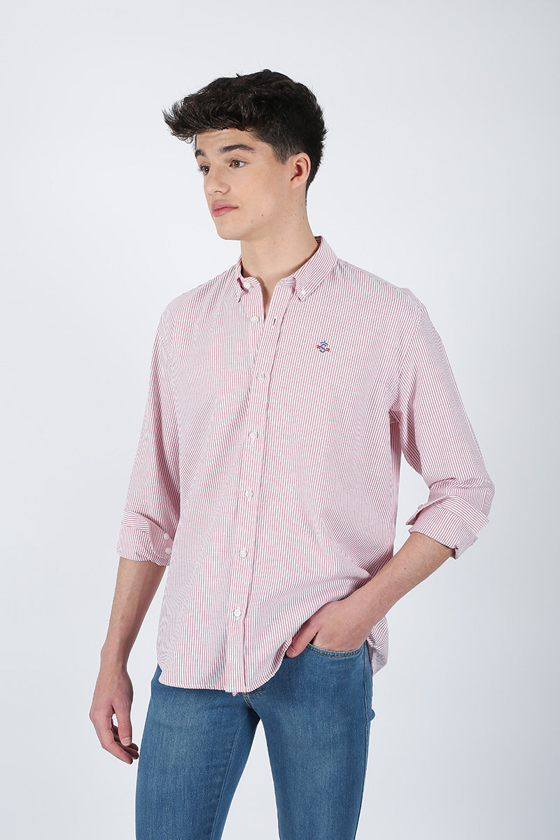 Camisa Listrada Vermelha