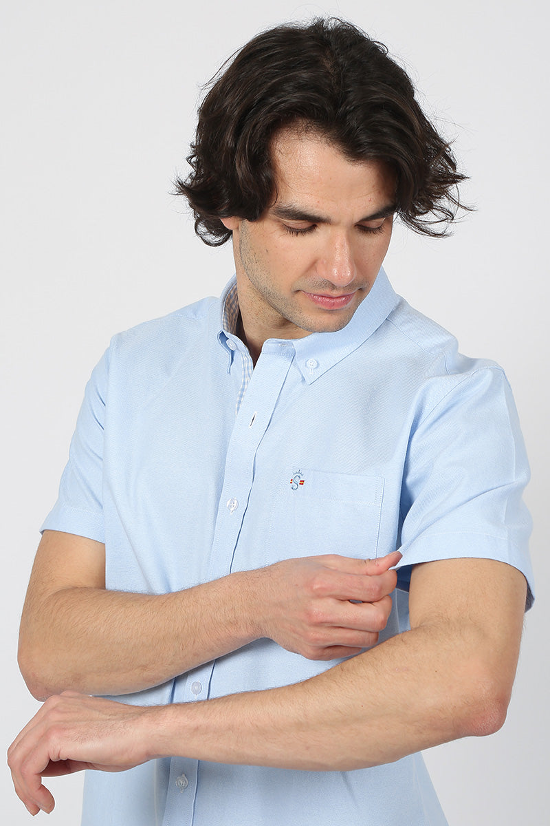 Camisa Celeste