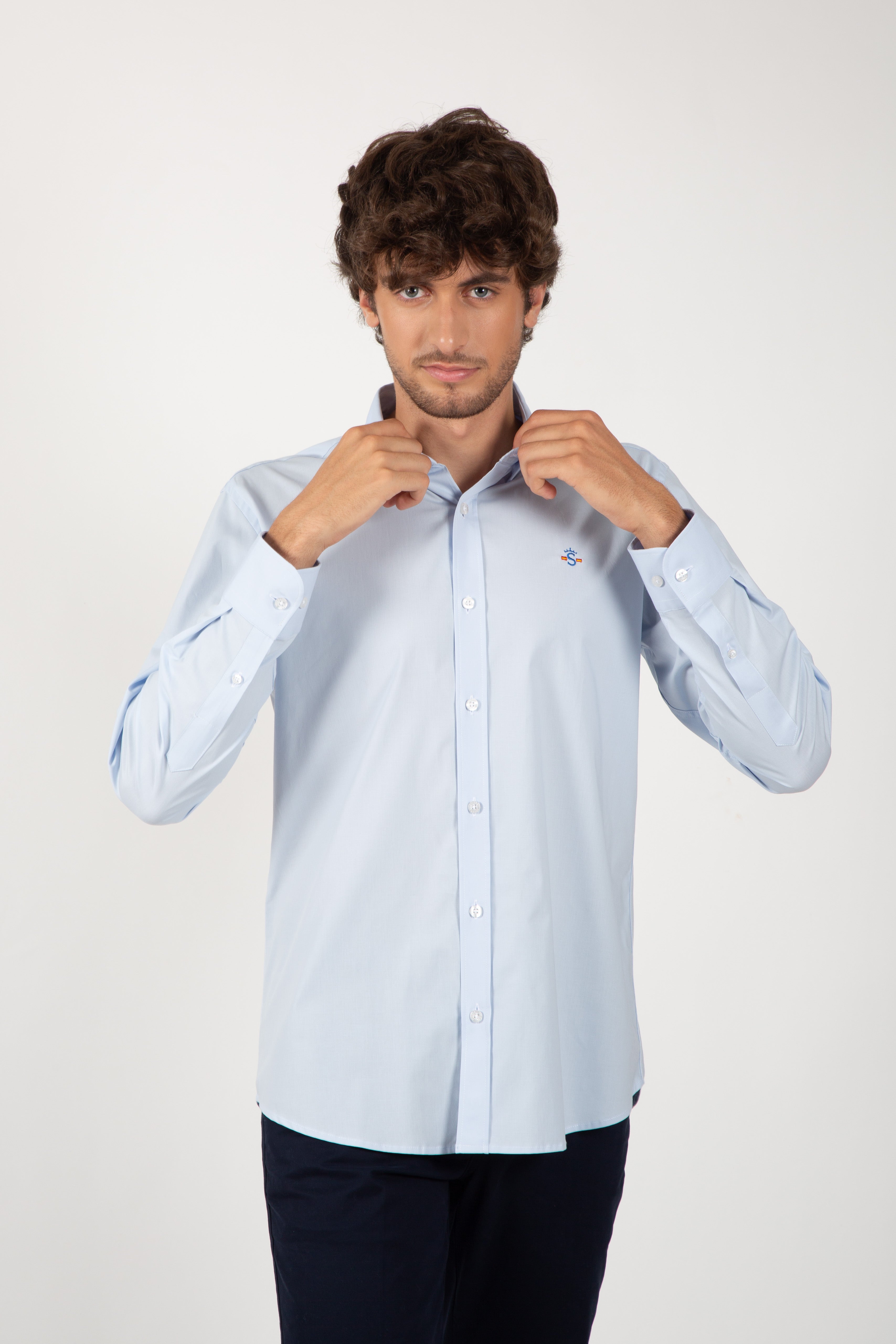 Camisa Celeste