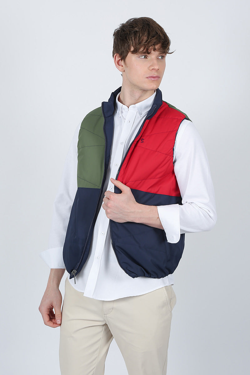 Chaleco Reversible Marino Colores
