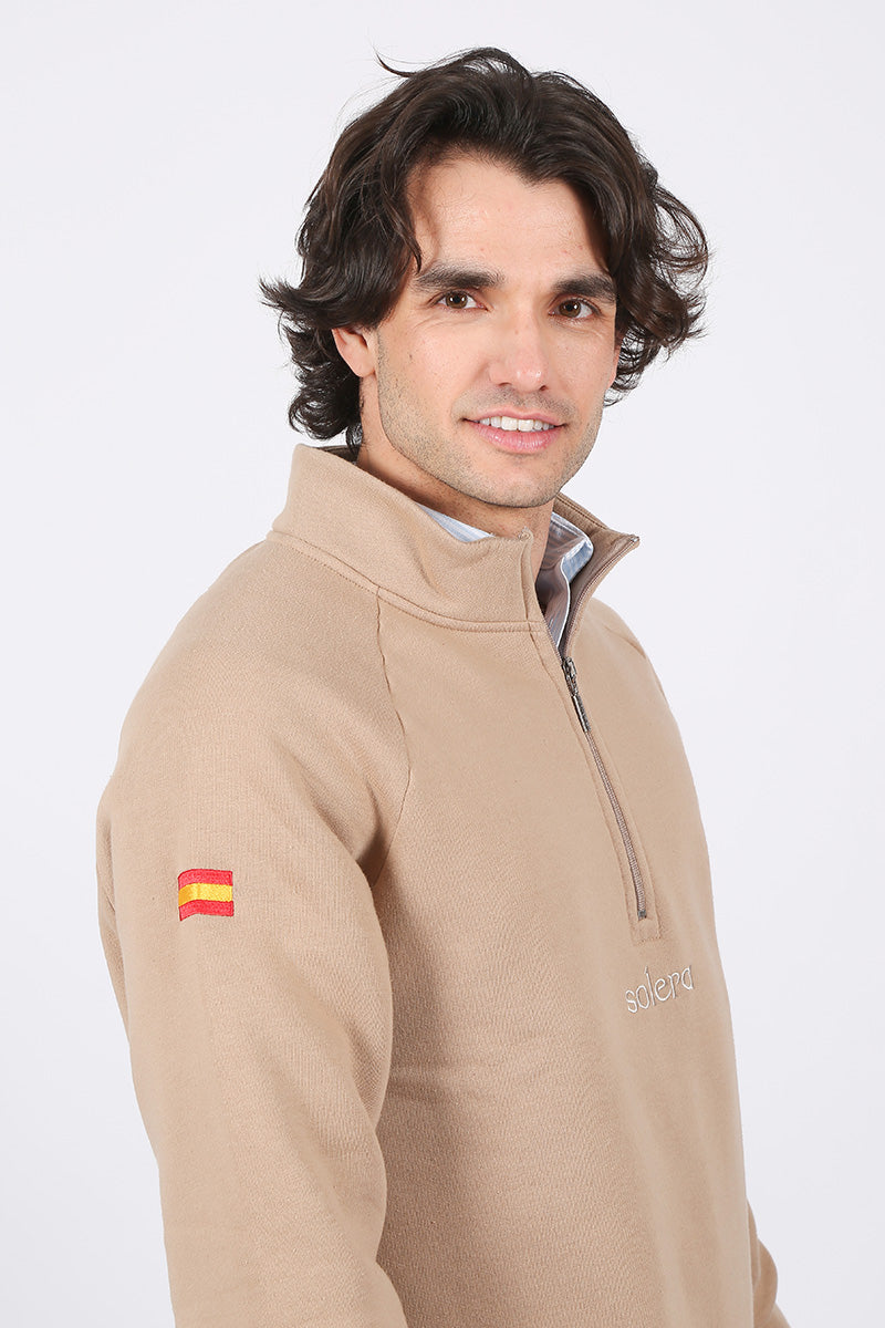 Sudadera España camel