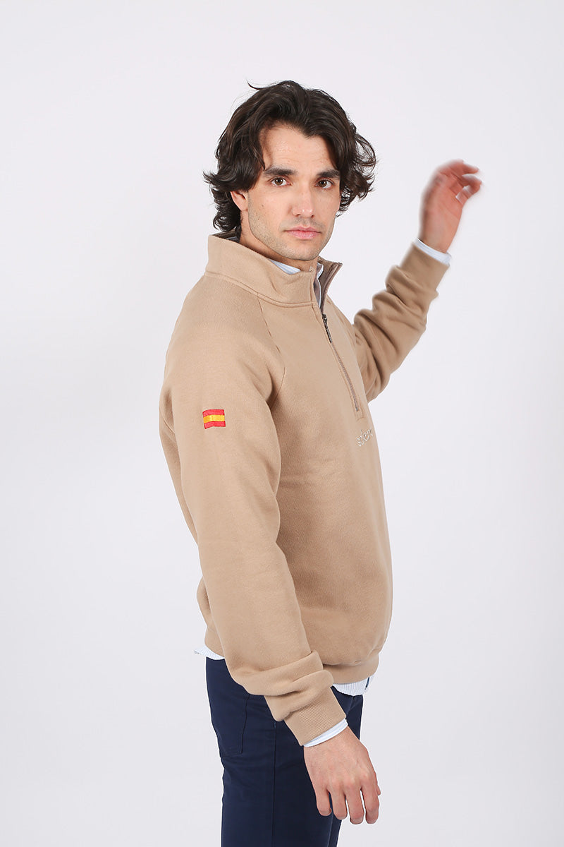 Sudadera España Camel