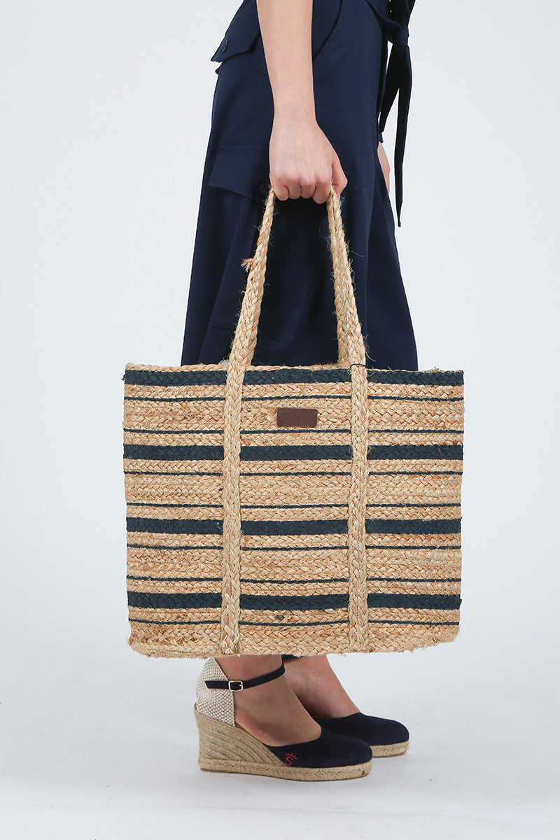 Bolso Rayas Marino