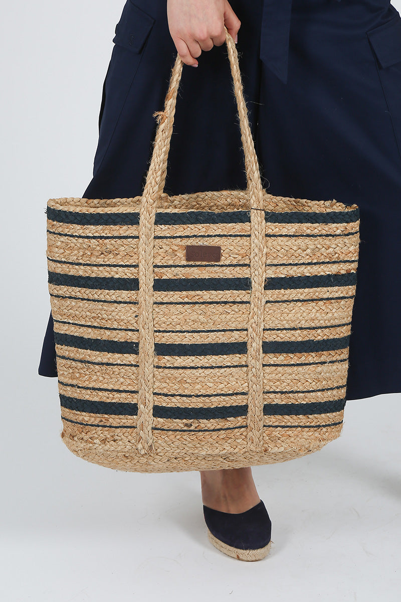 Bolso Rayas Marino