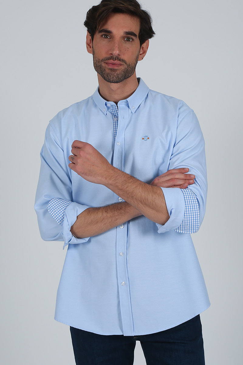 Camisa Celeste