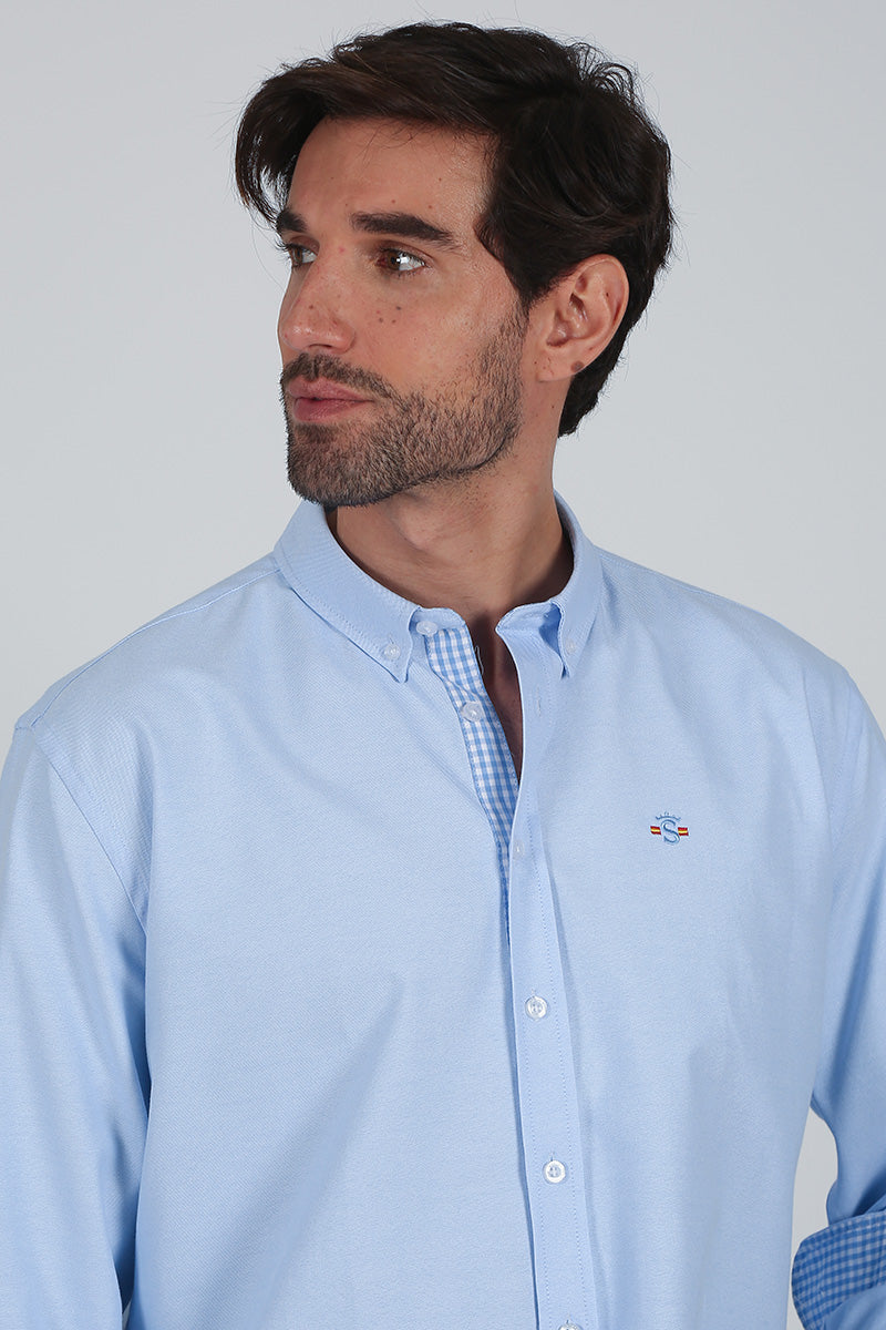 Camisa Celeste