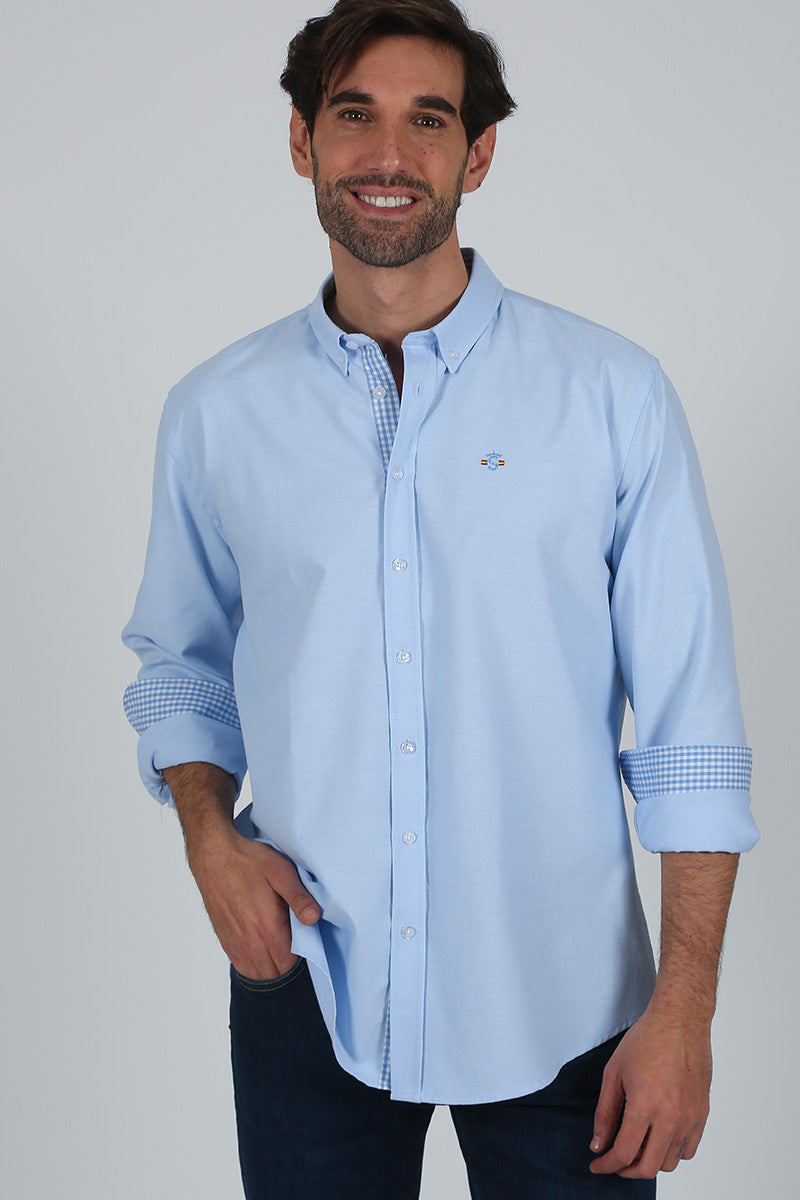 Camisa Celeste