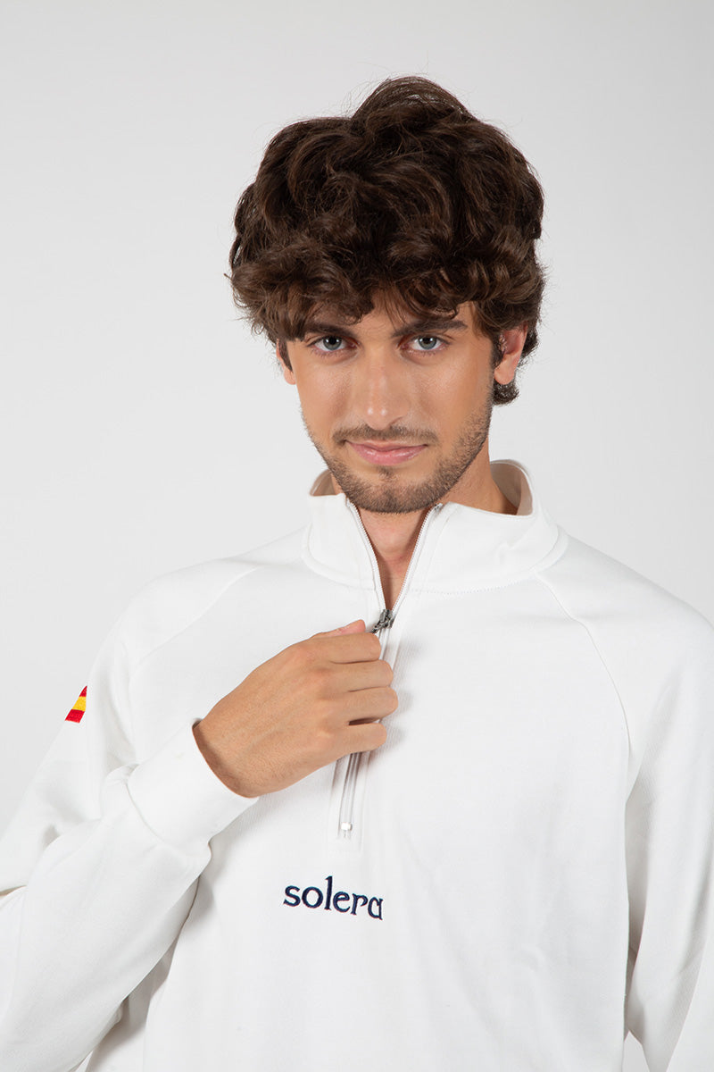 Sudadera España blanca