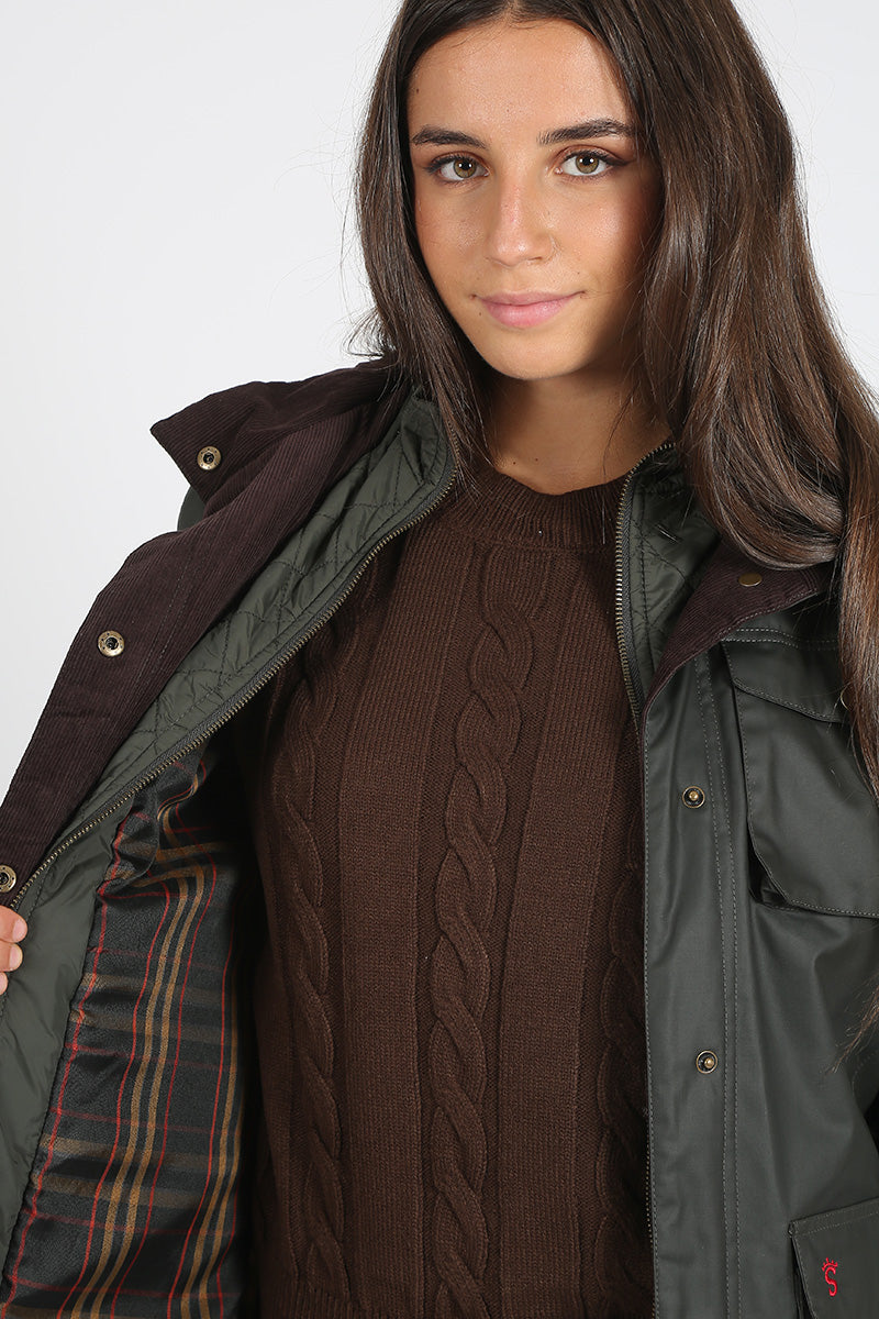 Parka Encerada KAKI