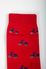Calcetines rojos vespas