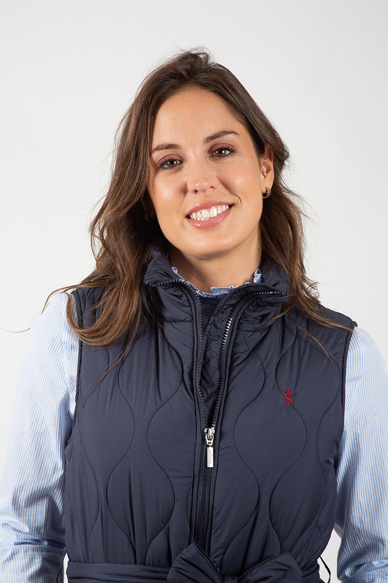 Gilet bleu marine